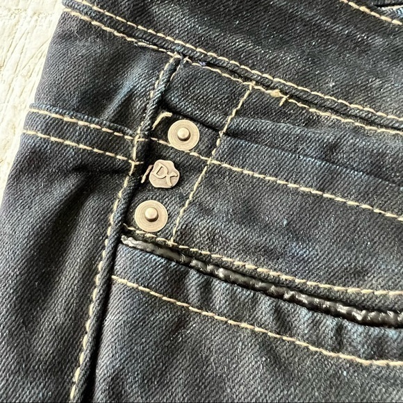 Dollhouse x Danity Kane low rise skinny jeans size 3 dark wash faux leather‎ - Picture 13 of 14